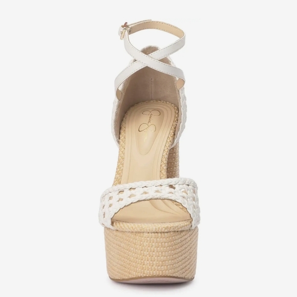 Jessica Simpson Aditi Woven Platform Ankle Strap Sandals - Picture 5 of 10